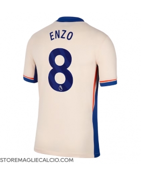 Chelsea Enzo Fernandez #8 Maglia Gara Trasferta Repliche 2024-25